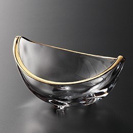 珍味入れ 4角型金付切子柄珍味入れ10客 珍味入れ 4角型金付切子柄珍味